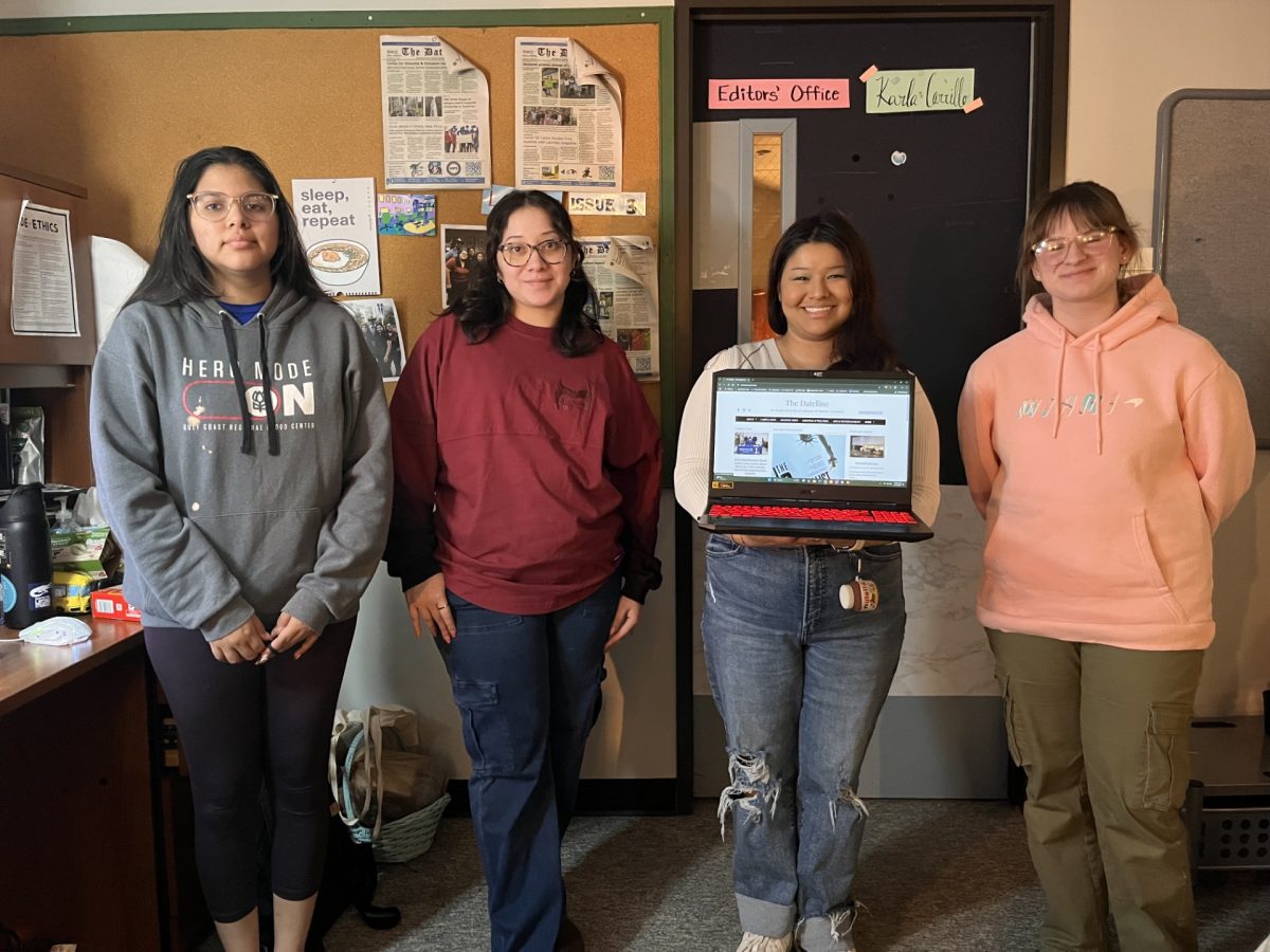 The Dateline's Social Media Manager Cristina Ambrosio, Sports and Gaming Writer Angelita Villalon, Editor Karla Carrillo and Section Editor Alexa Reagan