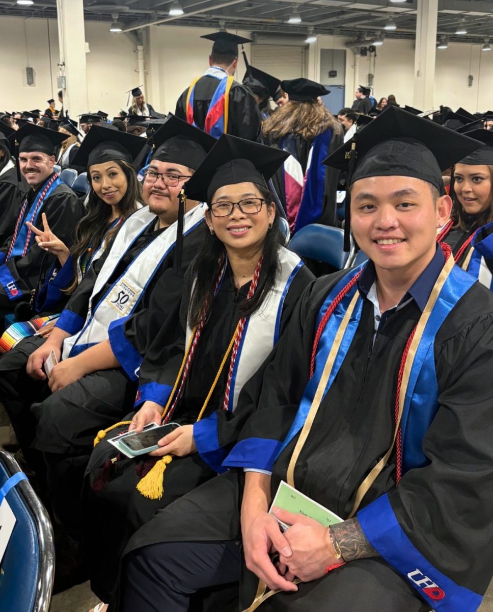Graduating students in the fall 2024 UHD Commencement Ceremony. Courtesy: UHD.